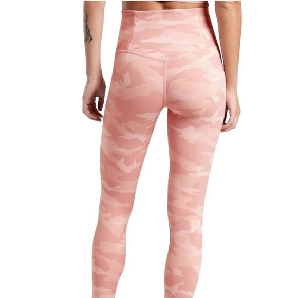 Athleta Elation 7/8 Tights Leggings Pink Camo Plussize Size 1X - Picture 5 of 10